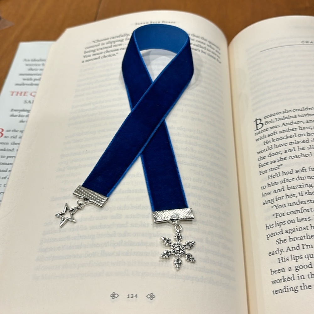 Handmade Ribbon Bookmark - $8 add on